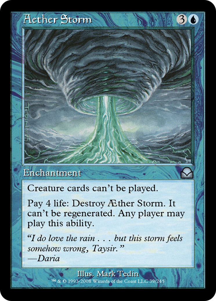 Aether Storm (ME2-039) - Masters Edition II Foil - Premium MTG Single from Wizards of the Coast - Just $0! Shop now at Game Crave Tournament Store