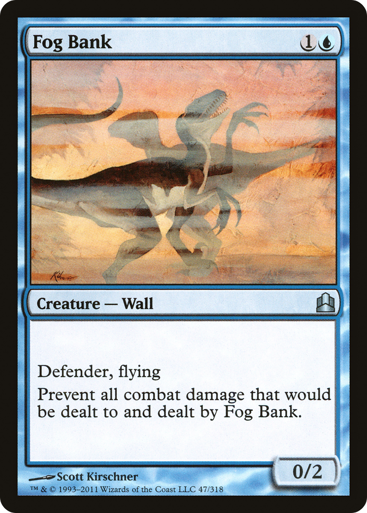 Fog Bank (CMD-047) - Commander 2011 - Premium MTG Single from Wizards of the Coast - Just $0.08! Shop now at Game Crave Tournament Store