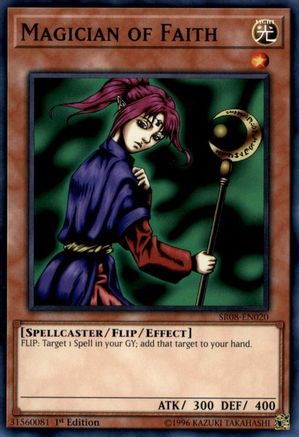 Magician of Faith (SR08-EN020) - Structure Deck: Order of the Spellcasters 1st Edition - Premium Yugioh Single from Konami - Just $0.28! Shop now at Game Crave Tournament Store