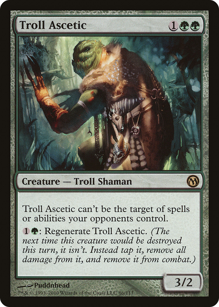 Troll Ascetic (DPA-086) - Duels of the Planeswalkers - Premium MTG Single from Wizards of the Coast - Just $0.08! Shop now at Game Crave Tournament Store