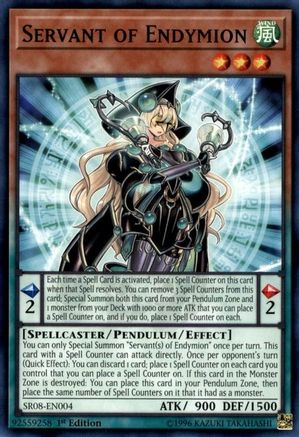 Servant of Endymion (SR08-EN004) - Structure Deck: Order of the Spellcasters 1st Edition - Premium Yugioh Single from Konami - Just $0.53! Shop now at Game Crave Tournament Store