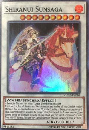 Shiranui Sunsaga (OP10-EN008) - OTS Tournament Pack 10 Unlimited - Premium Yugioh Single from Konami - Just $0.56! Shop now at Game Crave Tournament Store