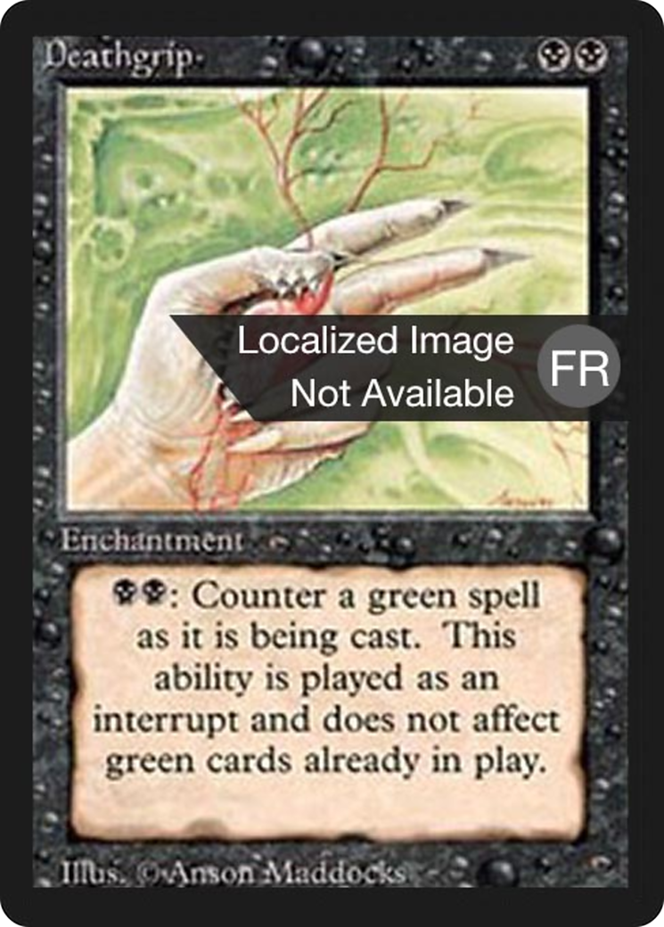 Deathgrip (FBB-101) - Foreign Black Border - Premium MTG Single from Wizards of the Coast - Just $0.72! Shop now at Game Crave Tournament Store
