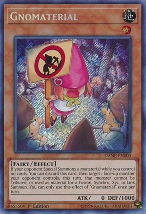 Gnomaterial (DANE-EN000) - Dark Neostorm 1st Edition - Premium Yugioh Single from Konami - Just $3.25! Shop now at Game Crave Tournament Store