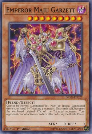 Emperor Maju Garzett (DANE-EN027) - Dark Neostorm 1st Edition - Premium Yugioh Single from Konami - Just $0.25! Shop now at Game Crave Tournament Store