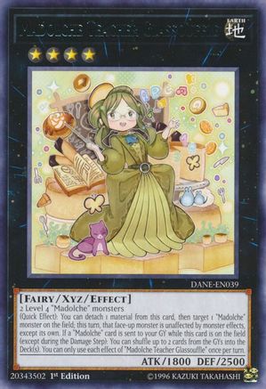Madolche Teacher Glassouffle (DANE-EN039) - Dark Neostorm 1st Edition - Premium Yugioh Single from Konami - Just $0.38! Shop now at Game Crave Tournament Store