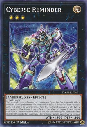 Cyberse Reminder (DANE-EN040) - Dark Neostorm 1st Edition - Premium Yugioh Single from Konami - Just $0.25! Shop now at Game Crave Tournament Store