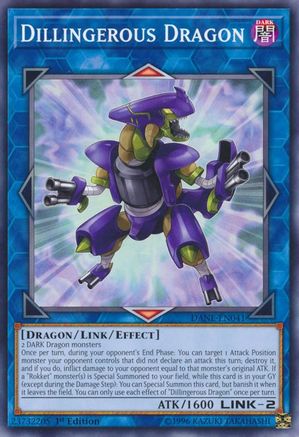 Dillingerous Dragon (DANE-EN041) - Dark Neostorm Unlimited - Premium Yugioh Single from Konami - Just $0.26! Shop now at Game Crave Tournament Store