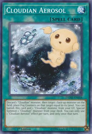 Cloudian Aerosol (DANE-EN058) - Dark Neostorm 1st Edition - Premium Yugioh Single from Konami - Just $0.25! Shop now at Game Crave Tournament Store
