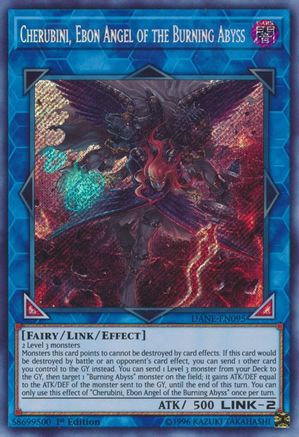 Cherubini, Ebon Angel of the Burning Abyss (DANE-EN095) - Dark Neostorm Unlimited - Premium Yugioh Single from Konami - Just $0.55! Shop now at Game Crave Tournament Store