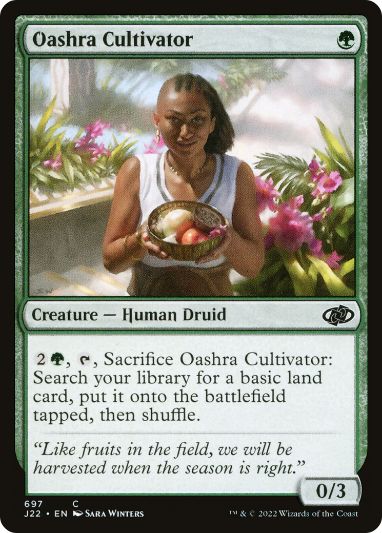 Oashra Cultivator (J22-697) - Jumpstart 2022 - Premium MTG Single from Wizards of the Coast - Just $0.25! Shop now at Game Crave Tournament Store