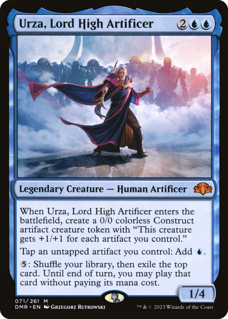 Urza, Lord High Artificer (DMR-071) - Dominaria Remastered Foil - Premium MTG Single from Wizards of the Coast - Just $3.34! Shop now at Game Crave Tournament Store