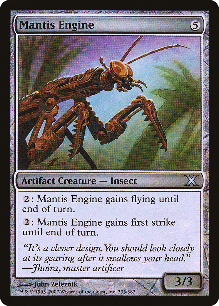 Mantis Engine (10E-333★) - Tenth Edition Foil - Premium MTG Single from Wizards of the Coast - Just $0.08! Shop now at Game Crave Tournament Store