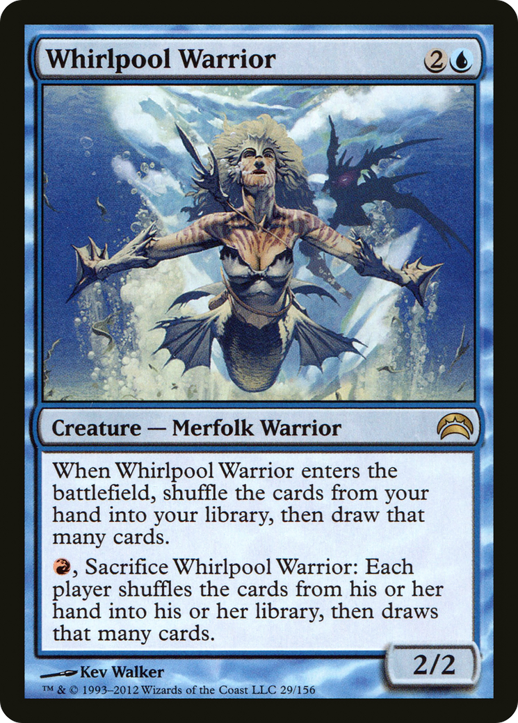 Whirlpool Warrior (PC2-029) - Planechase 2012 - Premium MTG Single from Wizards of the Coast - Just $0.26! Shop now at Game Crave Tournament Store