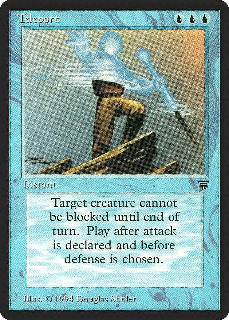 Teleport (LEG-080) - Legends - Premium MTG Single from Wizards of the Coast - Just $1.67! Shop now at Game Crave Tournament Store