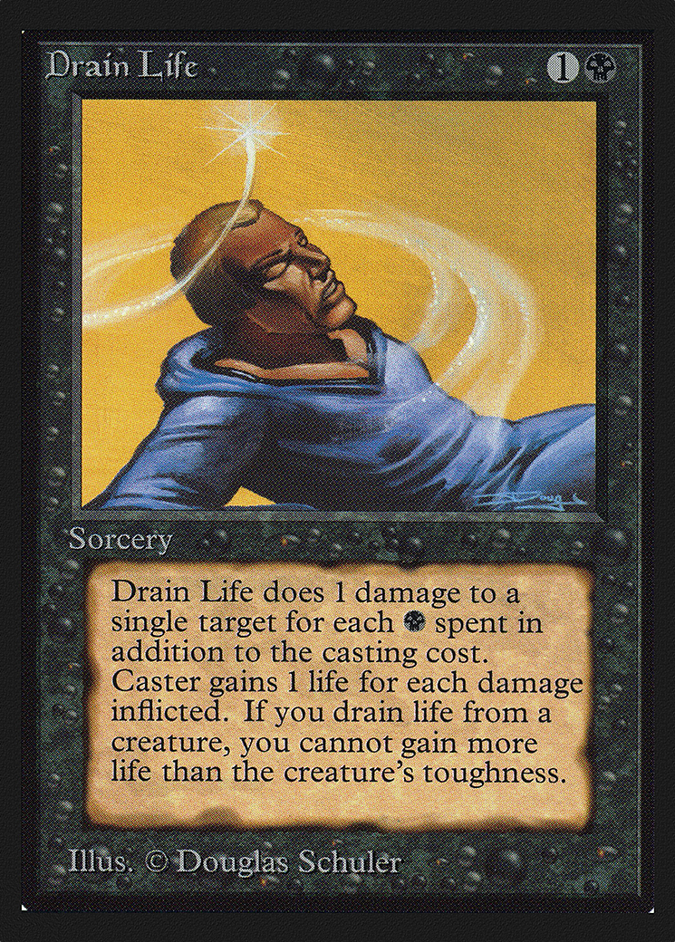 Drain Life (CEI-106) - Intl. Collectors' Edition - Premium MTG Single from Wizards of the Coast - Just $3.20! Shop now at Game Crave Tournament Store
