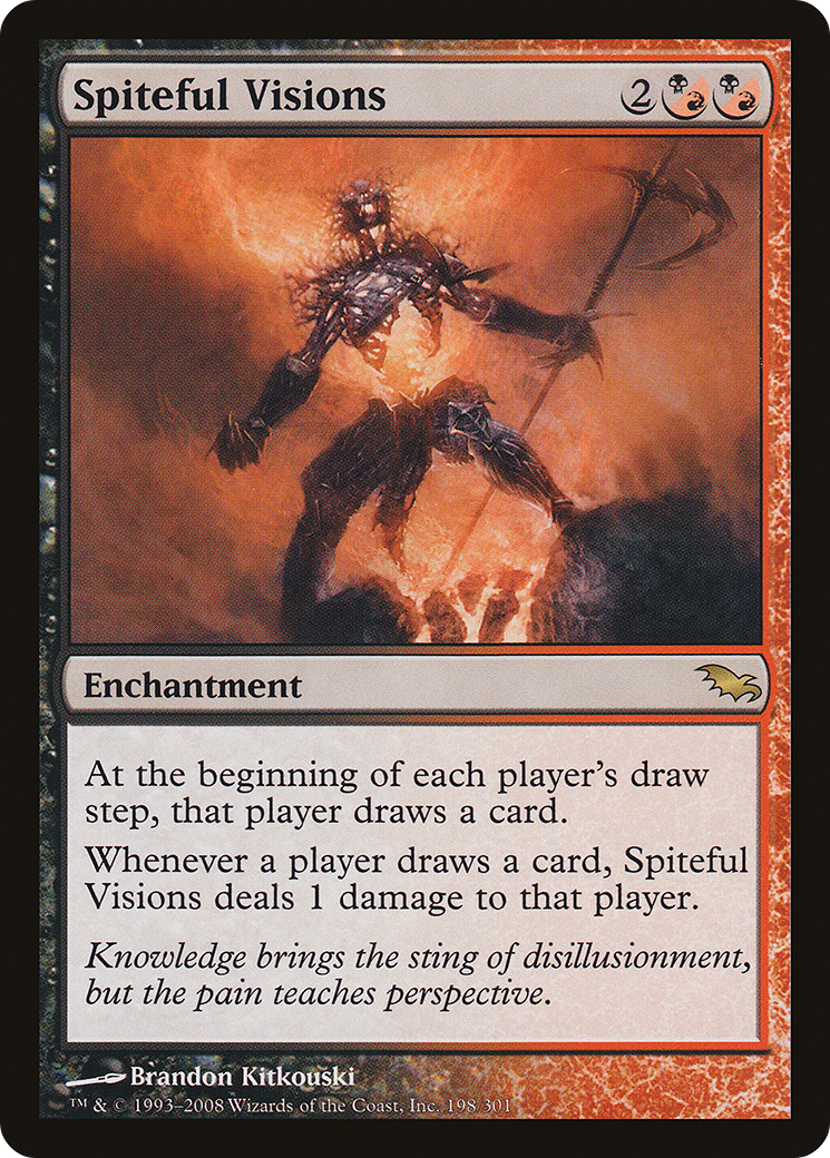 Spiteful Visions (SHM-198) - Shadowmoor - Premium MTG Single from Wizards of the Coast - Just $2.17! Shop now at Game Crave Tournament Store