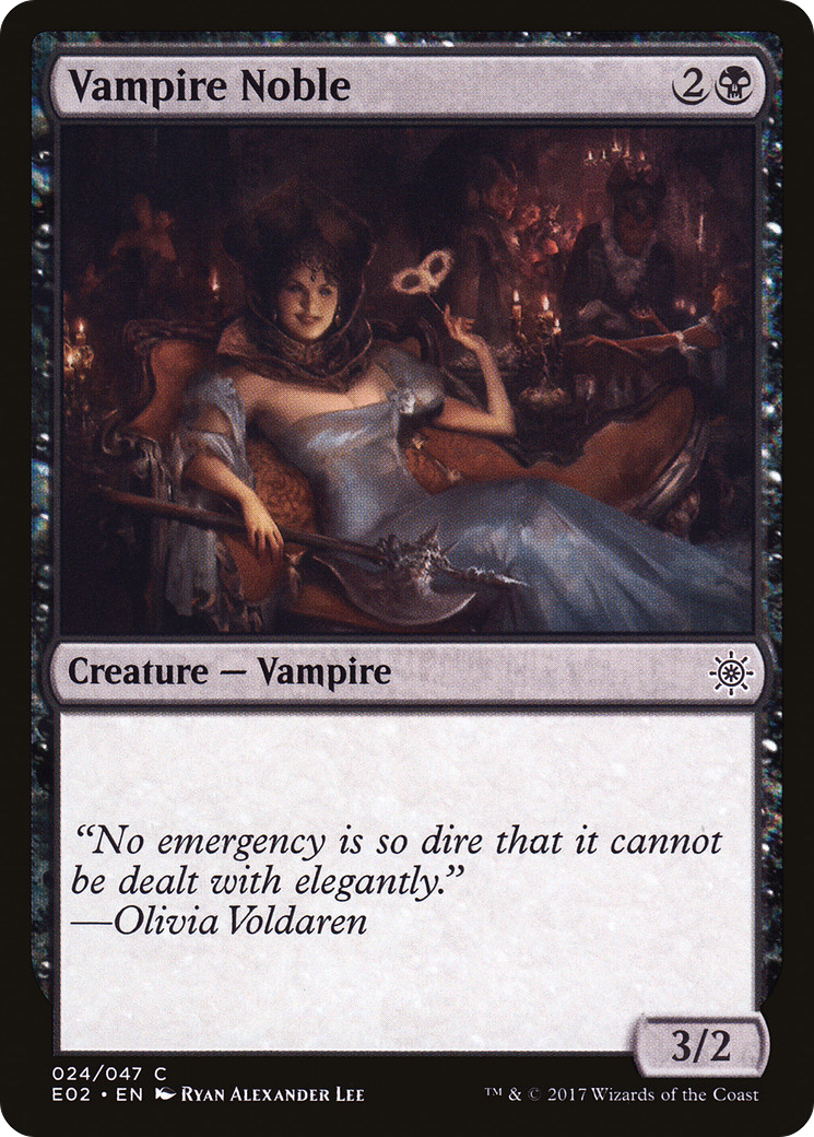 Vampire Noble (E02-024) - Explorers of Ixalan - Premium MTG Single from Wizards of the Coast - Just $0.08! Shop now at Game Crave Tournament Store