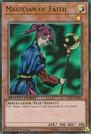Magician of Faith (SBAD-EN001) - Speed Duel: Attack from the Deep 1st Edition - Premium Yugioh Single from Konami - Just $3.86! Shop now at Game Crave Tournament Store