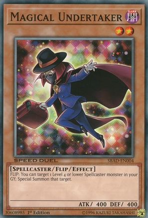 Magical Undertaker (SBAD-EN004) - Speed Duel: Attack from the Deep 1st Edition - Premium Yugioh Single from Konami - Just $0.25! Shop now at Game Crave Tournament Store