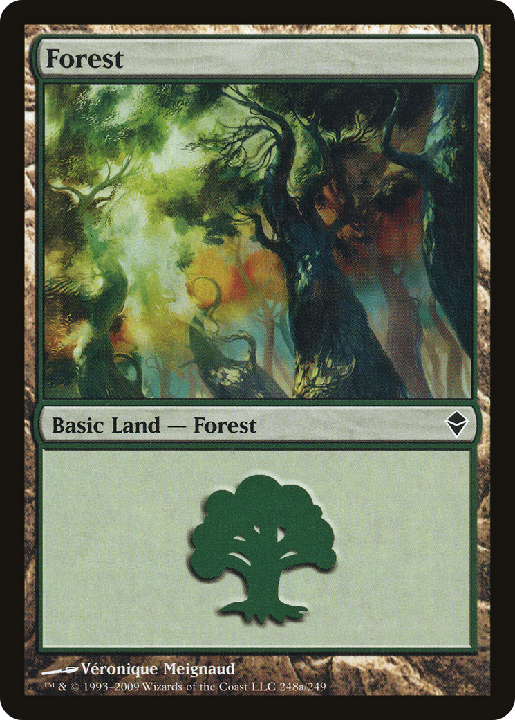 Forest (ZEN-248A) - Zendikar - Premium MTG Single from Wizards of the Coast - Just $0.11! Shop now at Game Crave Tournament Store