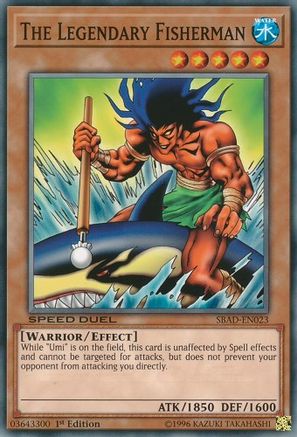 The Legendary Fisherman (SBAD-EN023) - Speed Duel: Attack from the Deep 1st Edition - Premium Yugioh Single from Konami - Just $0.25! Shop now at Game Crave Tournament Store