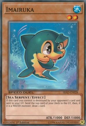 Imairuka (SBAD-EN028) - Speed Duel: Attack from the Deep 1st Edition - Premium Yugioh Single from Konami - Just $0.25! Shop now at Game Crave Tournament Store