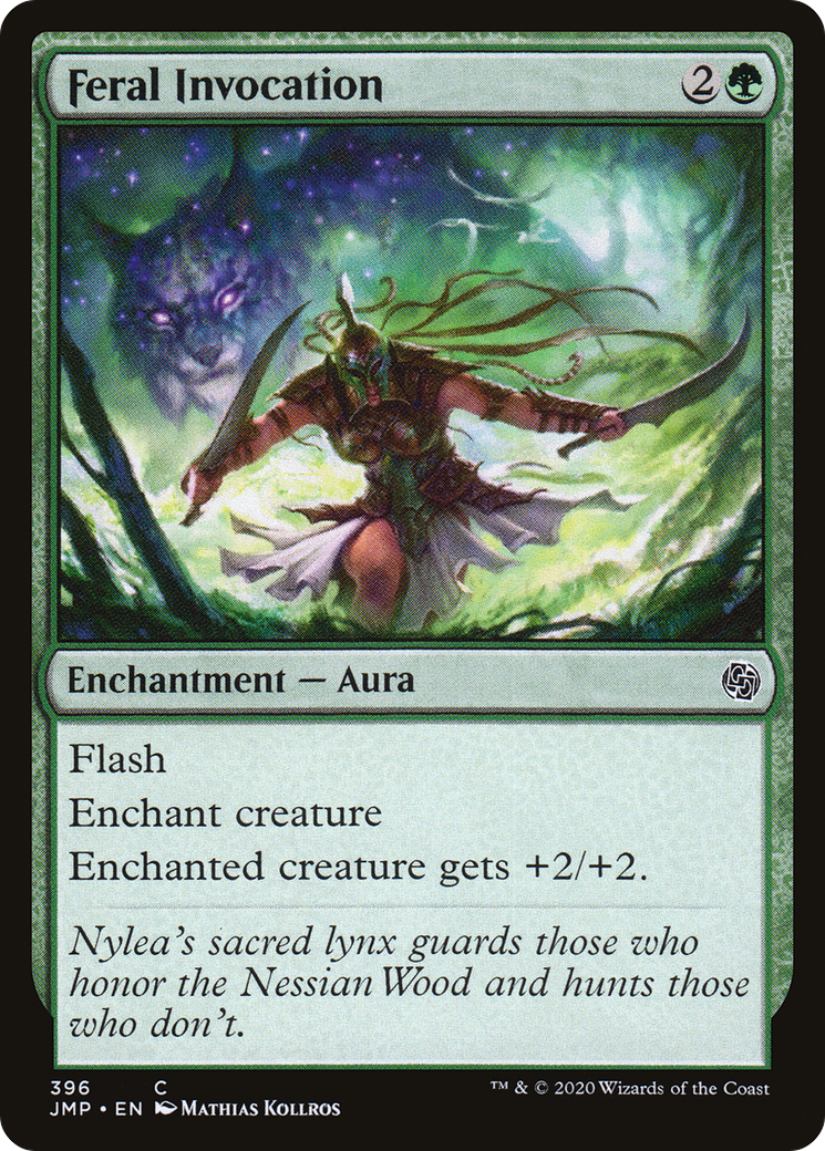 Feral Invocation (JMP-396) - Jumpstart - Premium MTG Single from Wizards of the Coast - Just $0.08! Shop now at Game Crave Tournament Store
