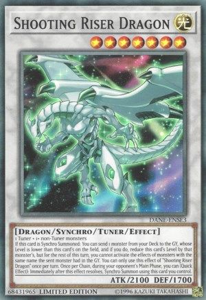 Shooting Riser Dragon (DANE-ENSE3) - Dark Neostorm Limited - Premium Yugioh Single from Konami - Just $0.49! Shop now at Game Crave Tournament Store