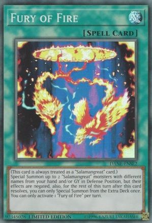 Fury of Fire (DANE-ENSE2) - Dark Neostorm Limited - Premium Yugioh Single from Konami - Just $0.08! Shop now at Game Crave Tournament Store