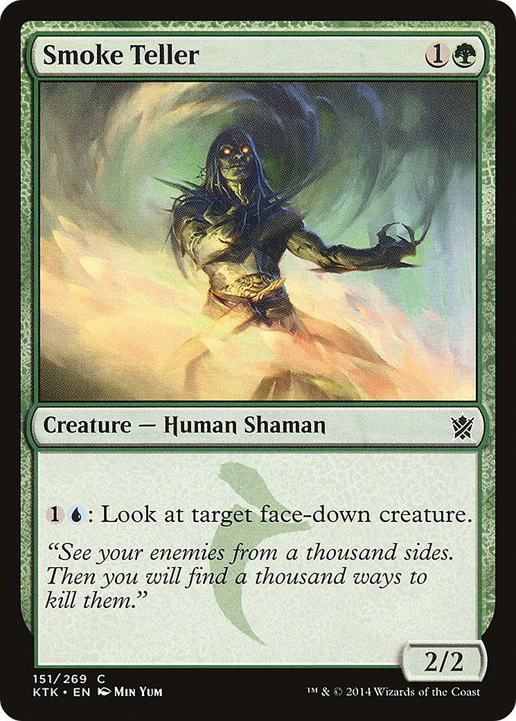 Smoke Teller (KTK-151) - Khans of Tarkir - Premium MTG Single from Wizards of the Coast - Just $0.08! Shop now at Game Crave Tournament Store