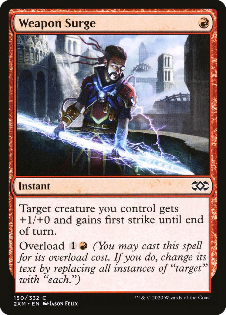 Weapon Surge (2XM-150) - Double Masters - Premium MTG Single from Wizards of the Coast - Just $0.08! Shop now at Game Crave Tournament Store