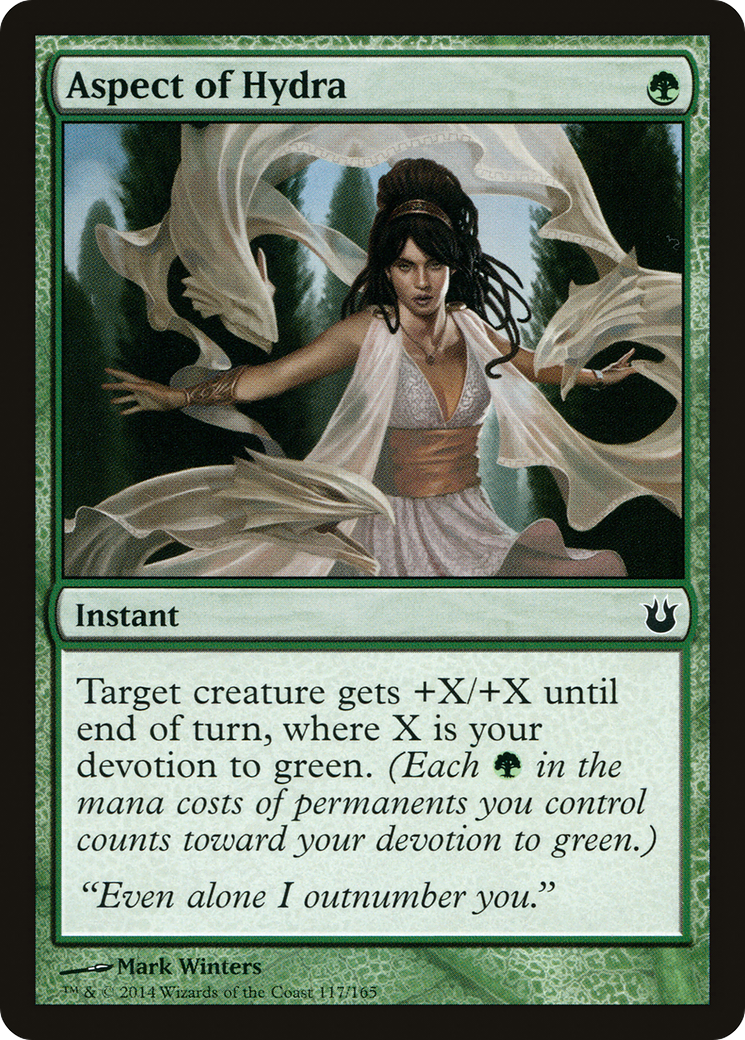 Aspect of Hydra (BNG-117) - Born of the Gods Foil - Premium MTG Single from Wizards of the Coast - Just $0.24! Shop now at Game Crave Tournament Store
