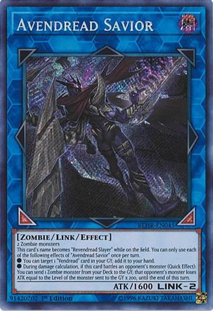 Avendread Savior (BLHR-EN045) - Battles of Legend: Hero's Revenge 1st Edition - Premium Yugioh Single from Konami - Just $1.01! Shop now at Game Crave Tournament Store