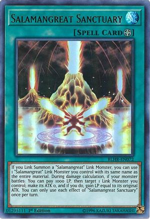 Salamangreat Sanctuary (BLHR-EN072) - Battles of Legend: Hero's Revenge 1st Edition - Premium Yugioh Single from Konami - Just $0.25! Shop now at Game Crave Tournament Store