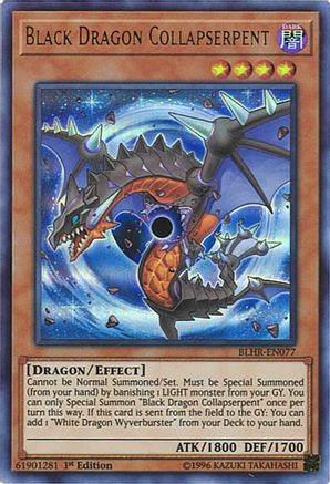 Black Dragon Collapserpent (BLHR-EN077) - Battles of Legend: Hero's Revenge 1st Edition - Premium Yugioh Single from Konami - Just $0.45! Shop now at Game Crave Tournament Store