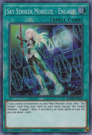 Sky Striker Mobilize - Engage! (BLHR-EN090) - Battles of Legend: Hero's Revenge 1st Edition - Premium Yugioh Single from Konami - Just $4.11! Shop now at Game Crave Tournament Store