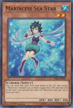 Marincess Sea Star (RIRA-EN004) - Rising Rampage Unlimited - Premium Yugioh Single from Konami - Just $0.25! Shop now at Game Crave Tournament Store