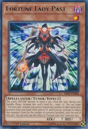Fortune Lady Past (RIRA-EN008) - Rising Rampage 1st Edition - Premium Yugioh Single from Konami - Just $0.30! Shop now at Game Crave Tournament Store