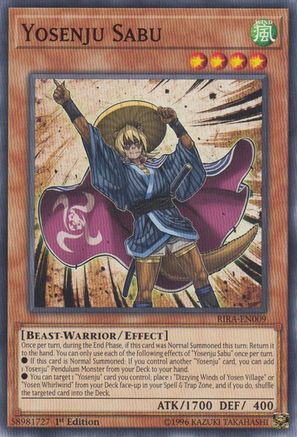 Yosenju Sabu (RIRA-EN009) - Rising Rampage Unlimited - Premium Yugioh Single from Konami - Just $0.25! Shop now at Game Crave Tournament Store