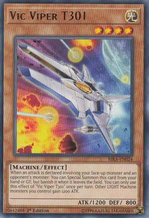 Vic Viper T301 (RIRA-EN024) - Rising Rampage Unlimited - Premium Yugioh Single from Konami - Just $0.25! Shop now at Game Crave Tournament Store
