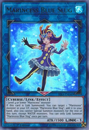 Marincess Blue Slug (RIRA-EN040) - Rising Rampage 1st Edition - Premium Yugioh Single from Konami - Just $2.56! Shop now at Game Crave Tournament Store