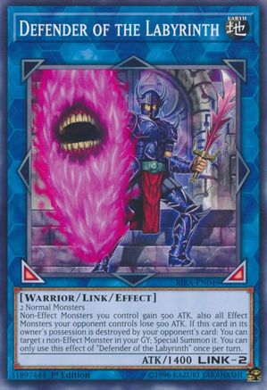 Defender of the Labyrinth (RIRA-EN049) - Rising Rampage Unlimited - Premium Yugioh Single from Konami - Just $0.25! Shop now at Game Crave Tournament Store