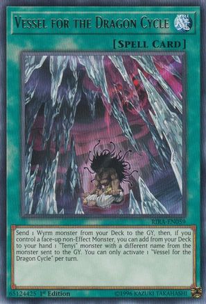 Vessel for the Dragon Cycle (RIRA-EN059) - Rising Rampage 1st Edition - Premium Yugioh Single from Konami - Just $0.53! Shop now at Game Crave Tournament Store