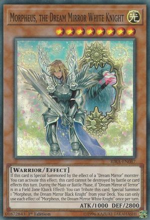 Morpheus, the Dream Mirror White Knight (RIRA-EN087) - Rising Rampage 1st Edition - Premium Yugioh Single from Konami - Just $0.26! Shop now at Game Crave Tournament Store