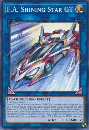 F.A. Shining Star GT (RIRA-EN097) - Rising Rampage 1st Edition - Premium Yugioh Single from Konami - Just $0.25! Shop now at Game Crave Tournament Store