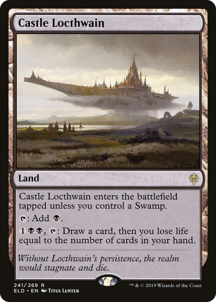 Castle Locthwain (ELD-241) - Throne of Eldraine - Premium MTG Single from Wizards of the Coast - Just $0.72! Shop now at Game Crave Tournament Store