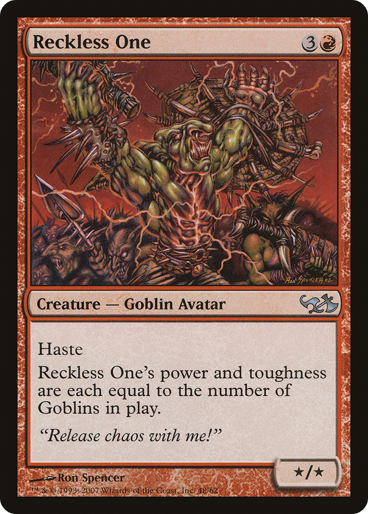 Reckless One (DD1-048) - Duel Decks: Elves vs. Goblins - Premium MTG Single from Wizards of the Coast - Just $0.37! Shop now at Game Crave Tournament Store