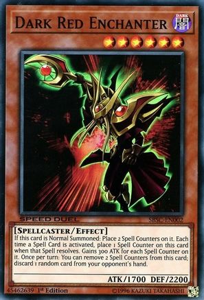 Dark Red Enchanter (SBSC-EN002) - Speed Duel: Scars of Battle 1st Edition - Premium Yugioh Single from Konami - Just $0.66! Shop now at Game Crave Tournament Store