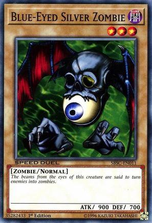 Blue-Eyed Silver Zombie (SBSC-EN011) - Speed Duel: Scars of Battle 1st Edition - Premium Yugioh Single from Konami - Just $0.08! Shop now at Game Crave Tournament Store
